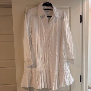 Tuckernuck White Long Sleeve Dress